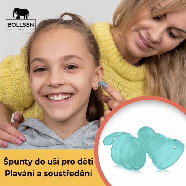 Alternative view of Kidz+ Dětské špunty do uší pro plavání