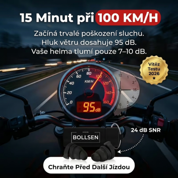Alternative view of Moto+ Ušní špunty pro motocykl